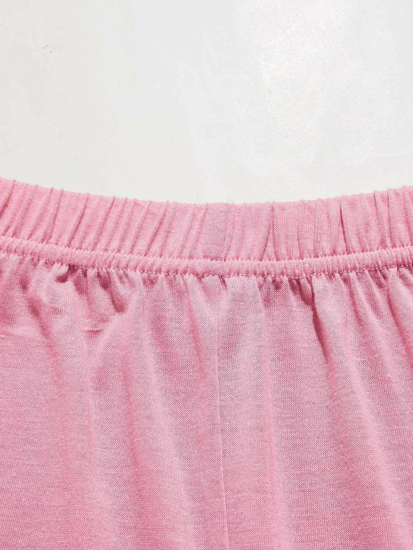 Elegant lace v-neck pajama set - Love Salve